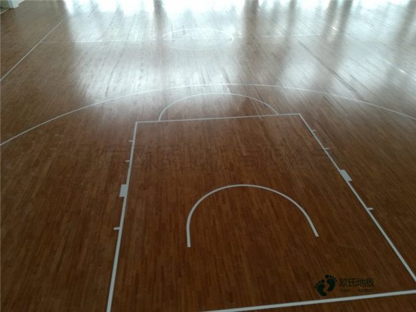 篮球馆运动木地板施工流程1